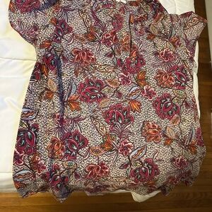 Floral Multicolor Women's Top